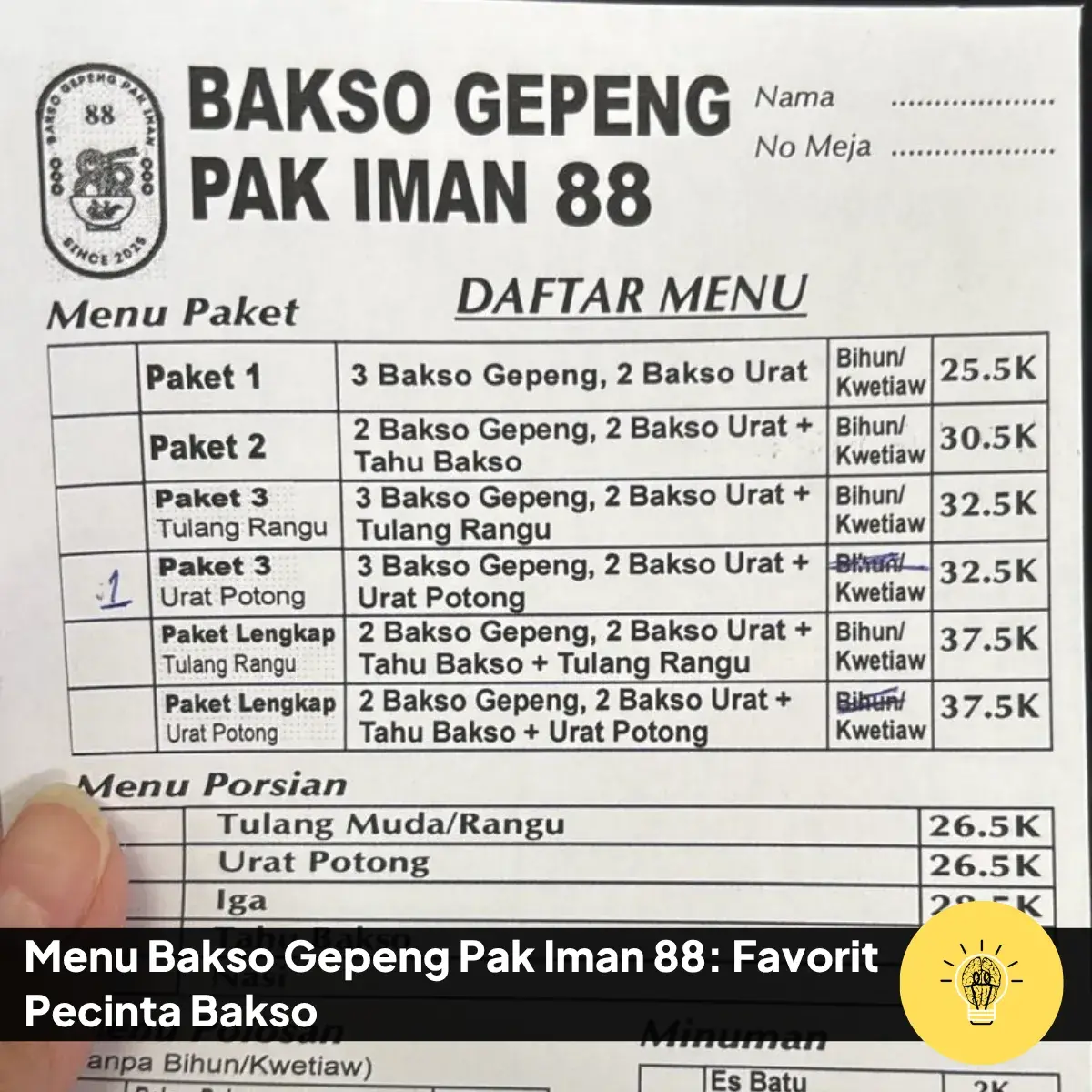 Bakso Pak Gepeng
